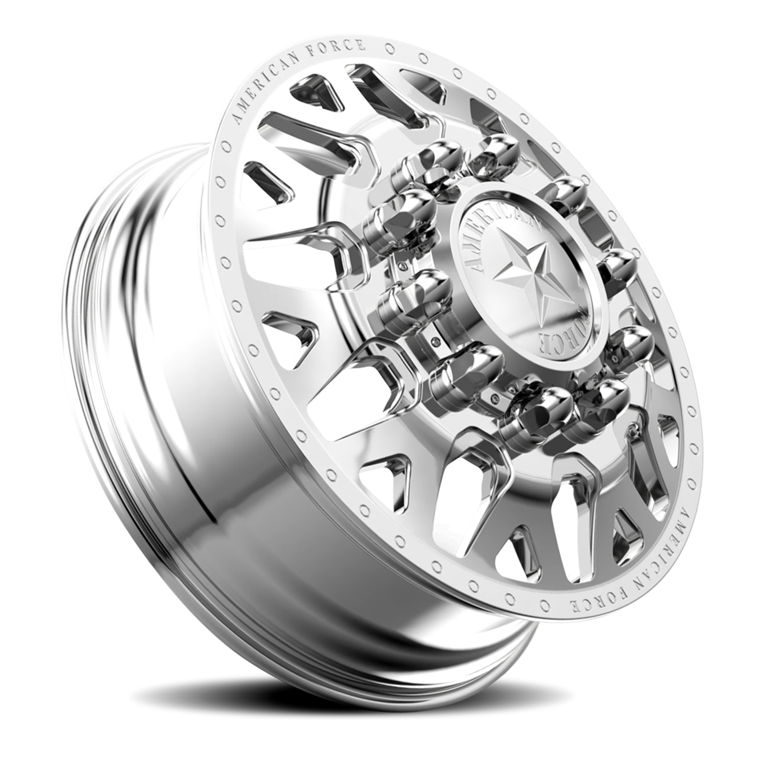 American Force F91 Quake DRW Polished 28x8.25 +169 8x200mm 142mm - Wheelwiz