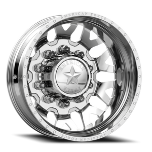 American Force F91 Quake DRW Polished 24x8.25 -145 8x225mm 170mm - Wheelwiz