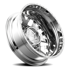 American Force F91 Quake DRW Polished 24x8.25 -145 8x225mm 170mm - Wheelwiz
