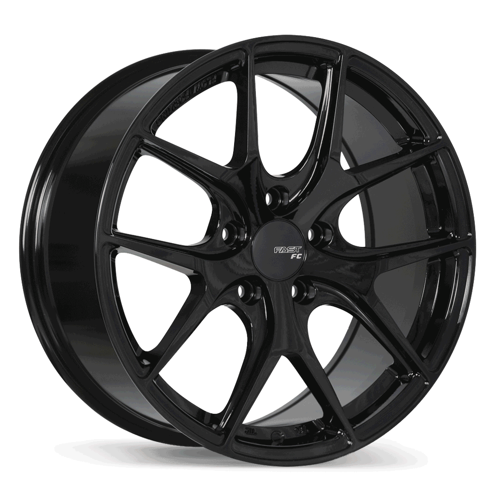 Fast Wheels FC04 Metallic Black 19x9.5 +35 5x114.3mm 72.6mm - Wheelwiz