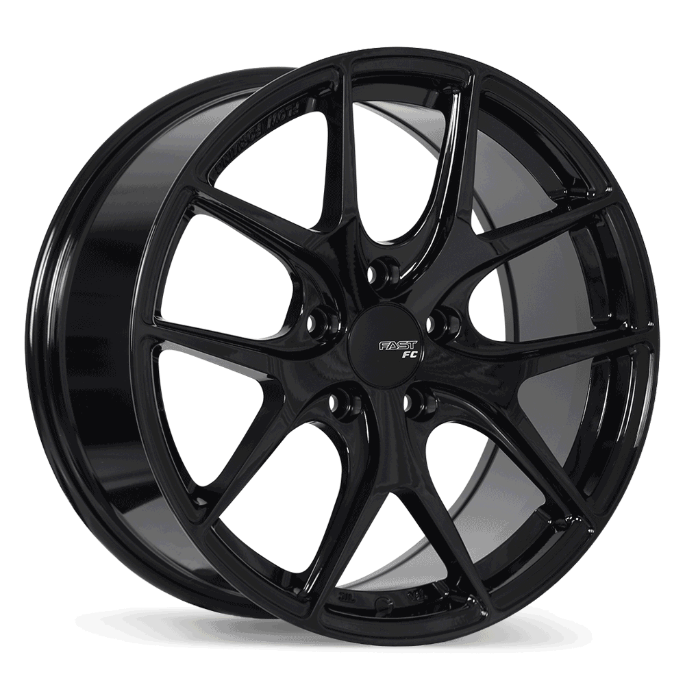 Fast Wheels FC04 Metallic Black 18x8 +40 5x114.3mm 72.6mm - Wheelwiz