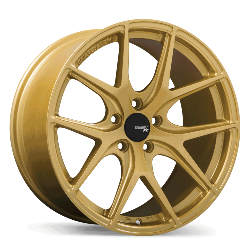 Fast Wheels FC04 Gold 18x8 +40 5x100mm 72.6mm - Wheelwiz