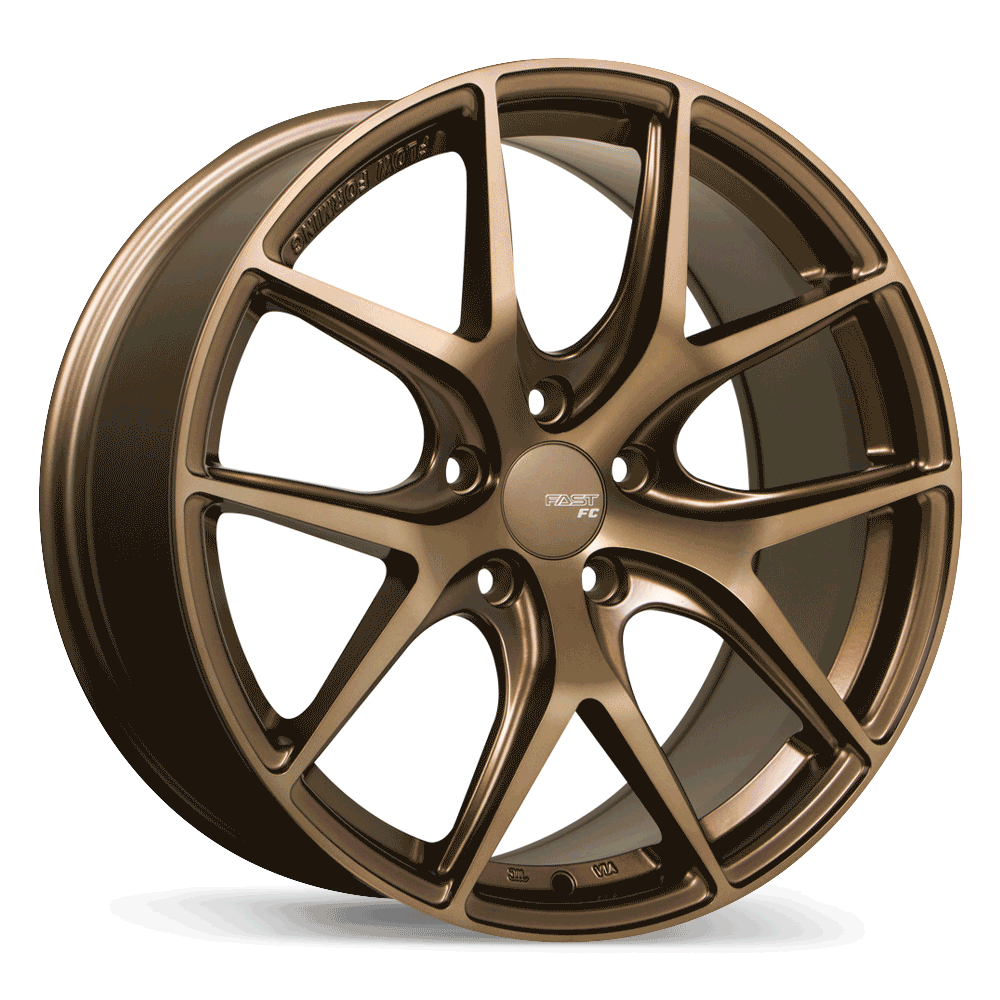 Fast Wheels FC04 Matte Bronze 18x8 +40 5x100mm 72.6mm - Wheelwiz