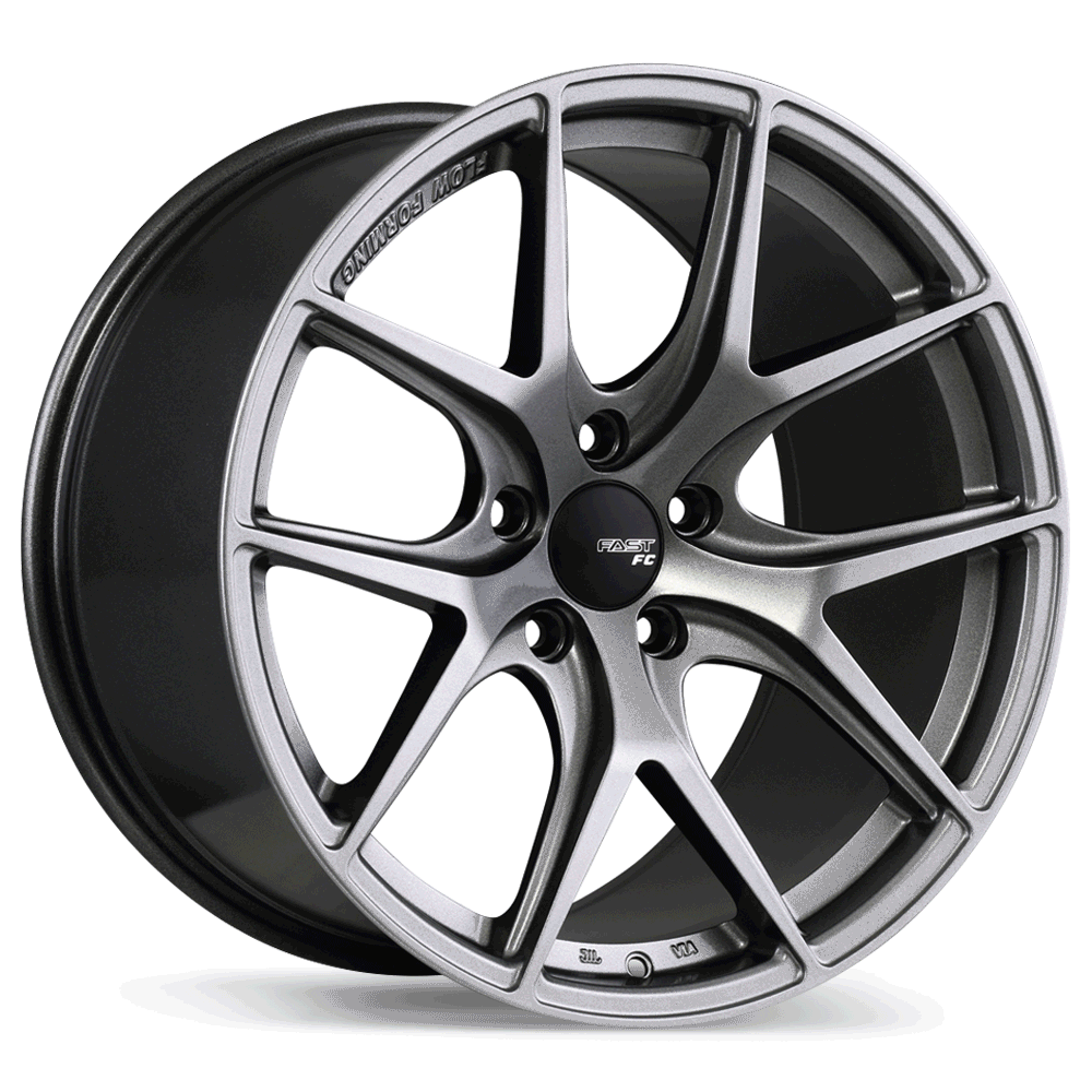 Fast Wheels FC04 Titanium 18x10 +45 5x114.3mm 72.6mm - Wheelwiz
