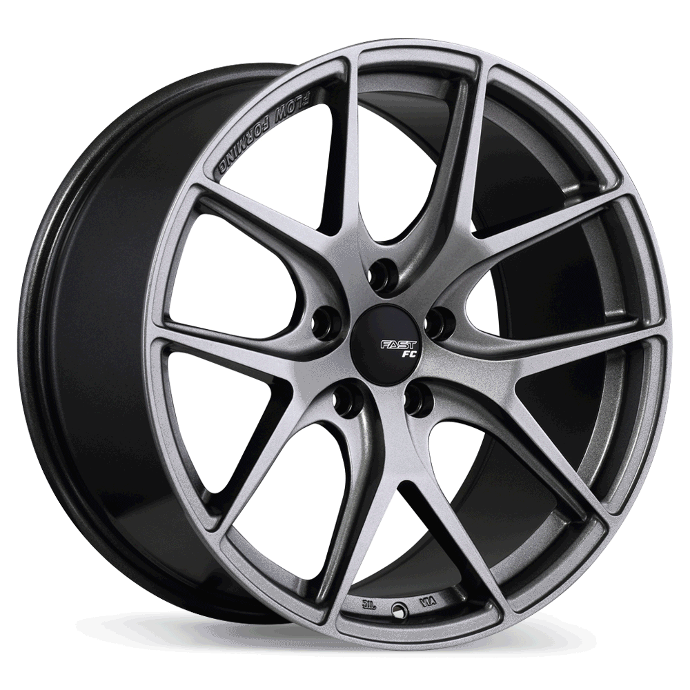 Fast Wheels FC04 Titanium 19x8.5 +45 5x108mm 72.6mm - Wheelwiz