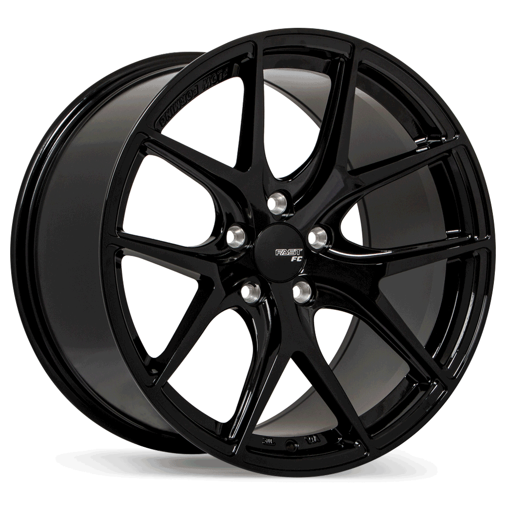 Fast Wheels FC04 Metallic Black 19x9.5 +45 5x114.3mm 72.6mm - Wheelwiz