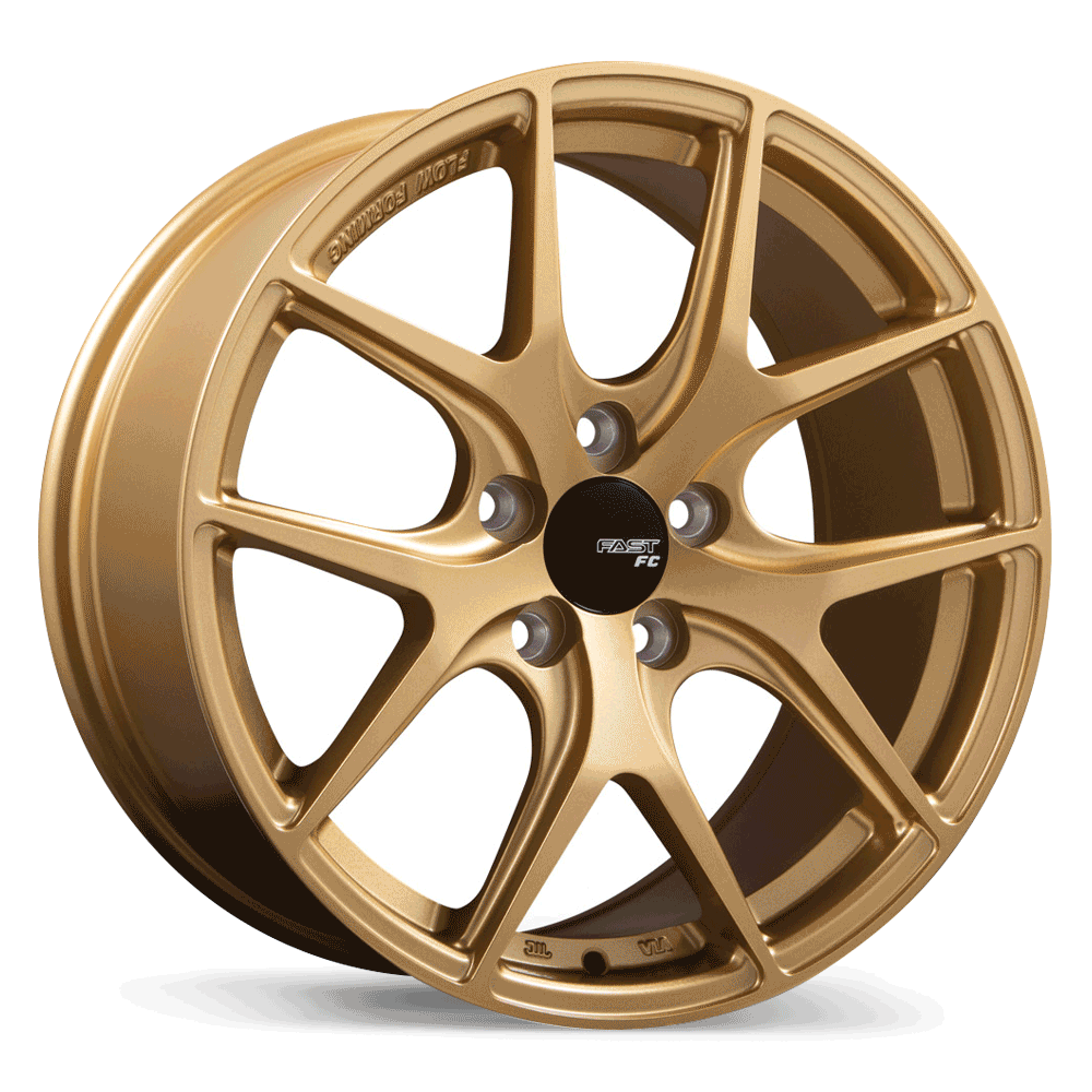 Fast Wheels FC04 Gold 17x8 +40 5x105mm 72.6mm - Wheelwiz