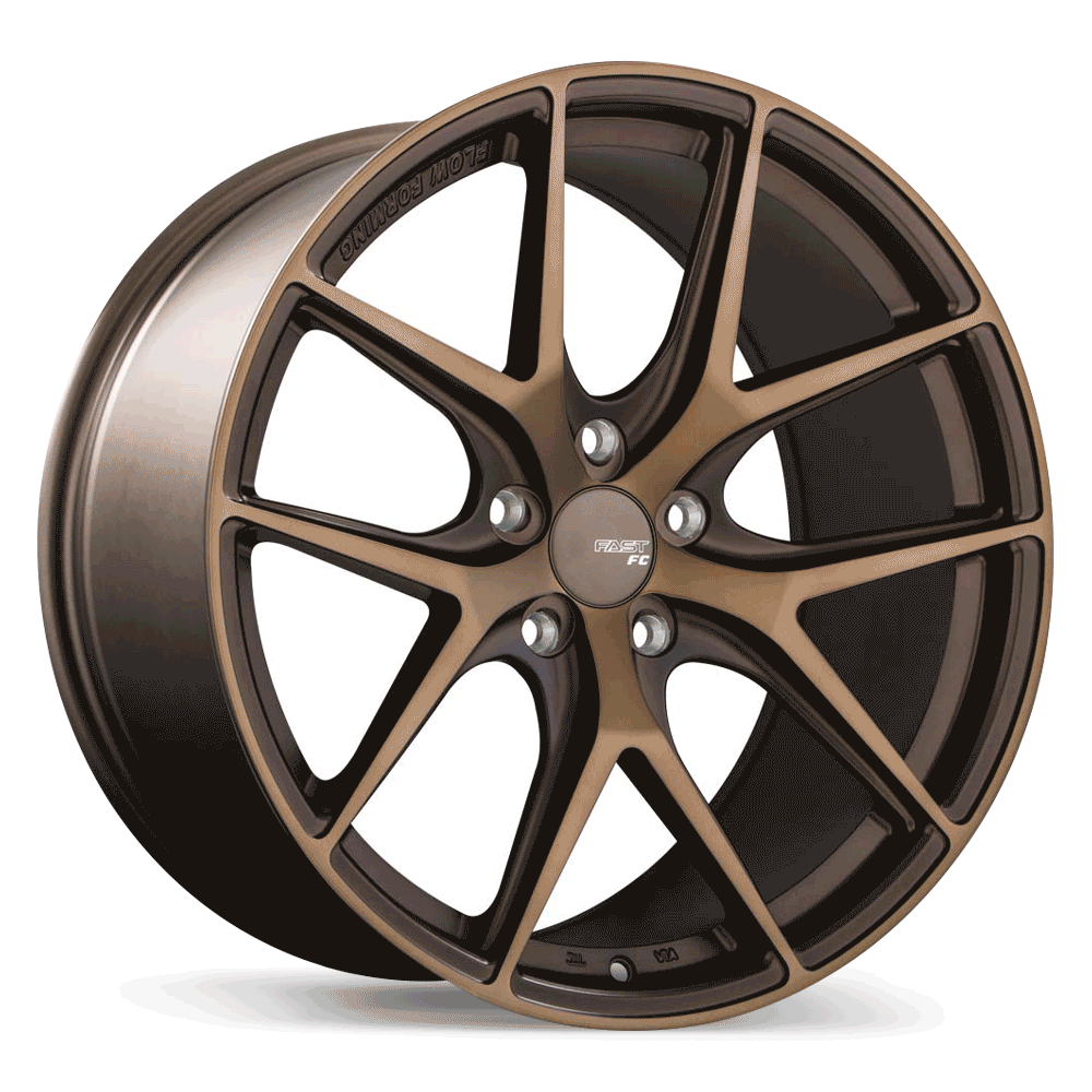 Fast Wheels FC04 Matte Bronze 19x9.5 +35 5x120mm 72.6mm - Wheelwiz
