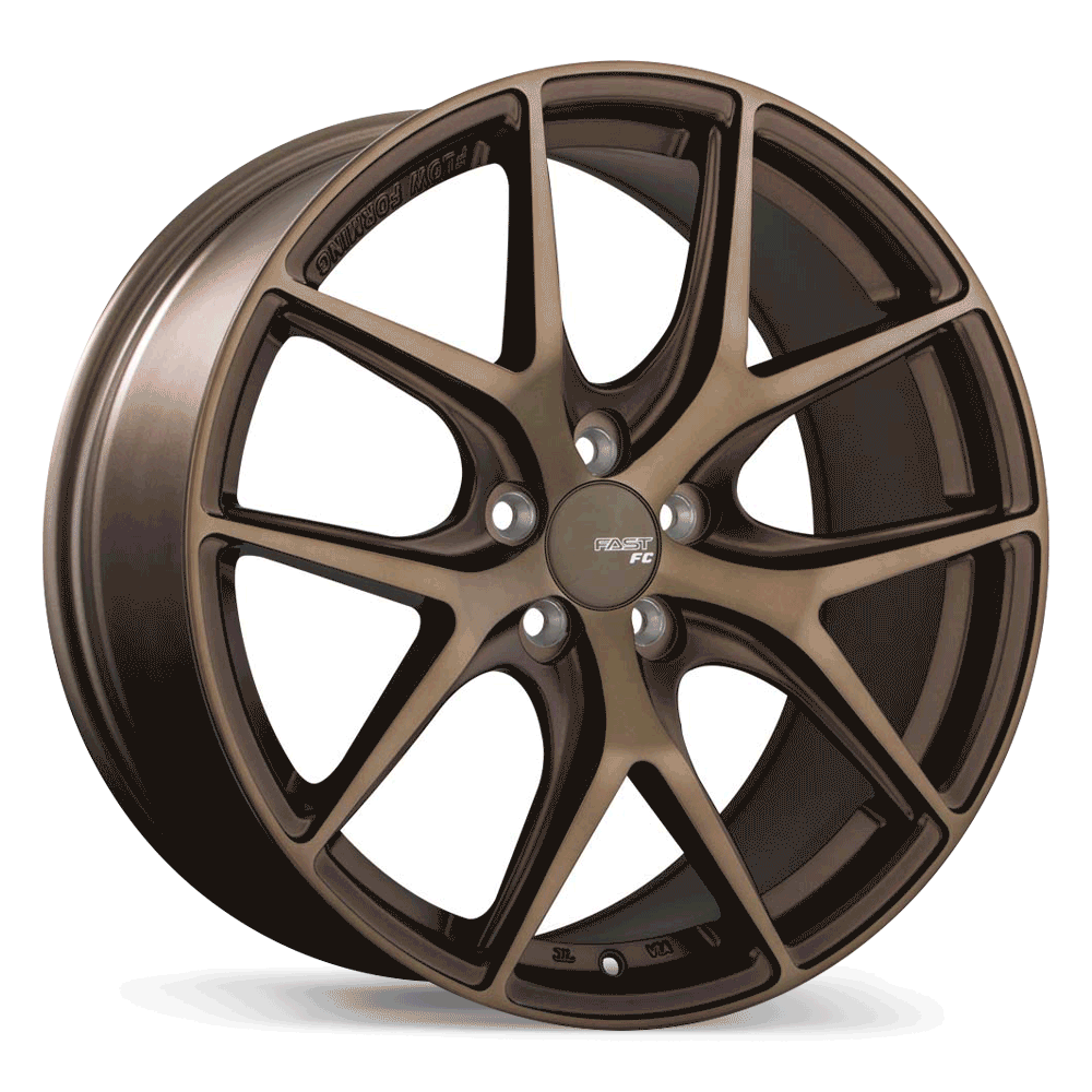 Fast Wheels FC04 Matte Bronze 18x8 +40 5x100mm 72.6mm - Wheelwiz