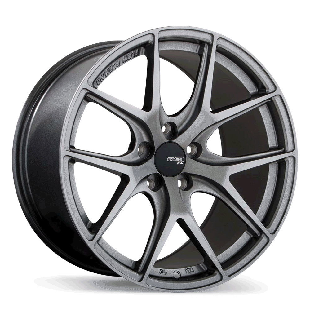 Fast Wheels FC04 Titanium 19x9.5 +45 5x105mm 72.6mm - Wheelwiz