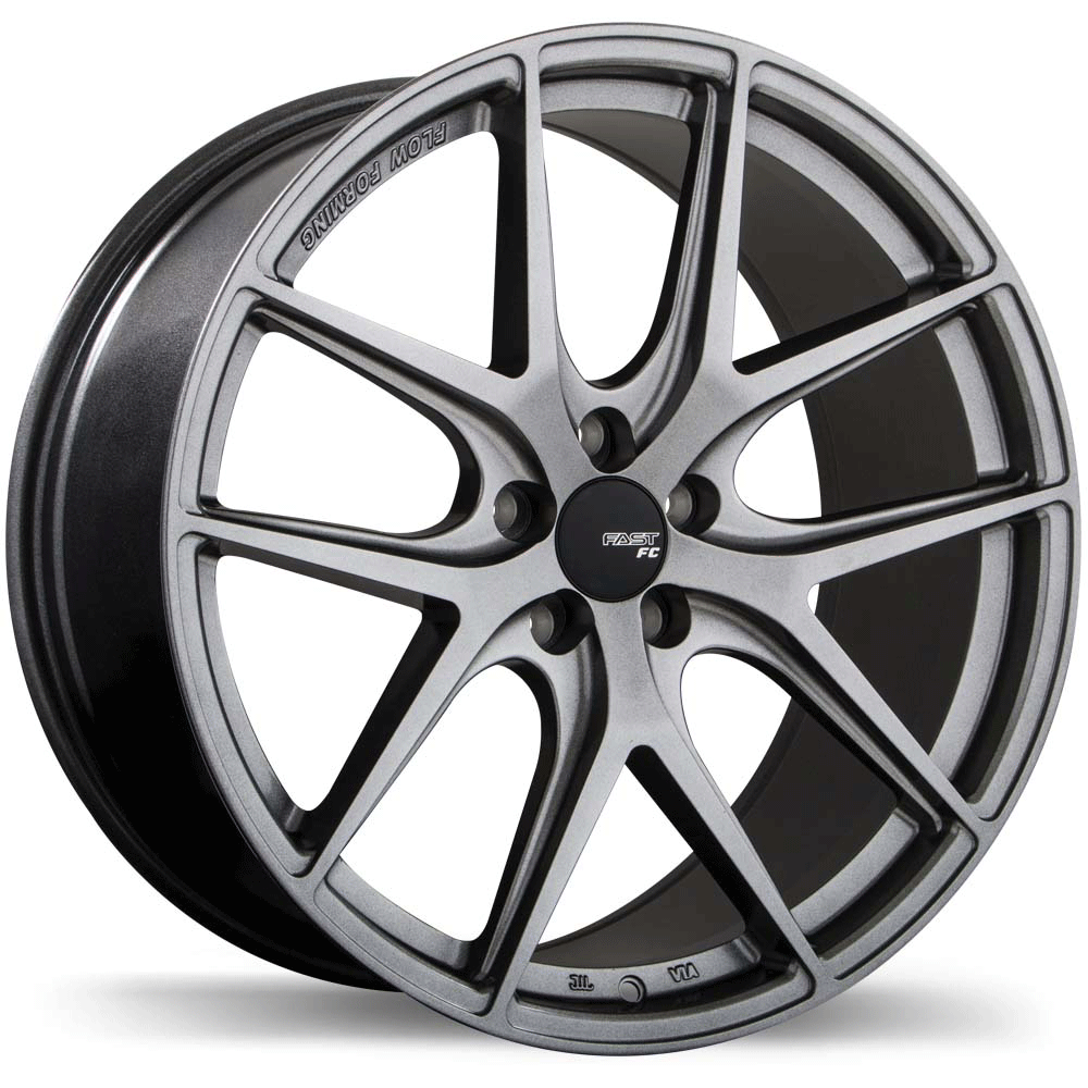 Fast Wheels FC04 Titanium 20x11 +45 5x114.3mm 72.6mm