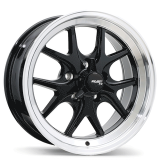 Fast Wheels FC04V Gloss Black with Machined Lip 17x8 +20 5x114.3mm 72.6mm
