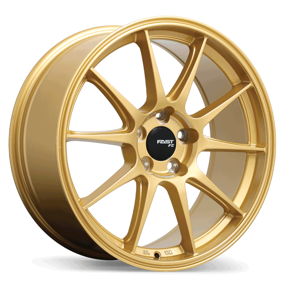 Fast Wheels FC08 Gold 18x8 +40 5x114.3mm 72.6mm - Wheelwiz