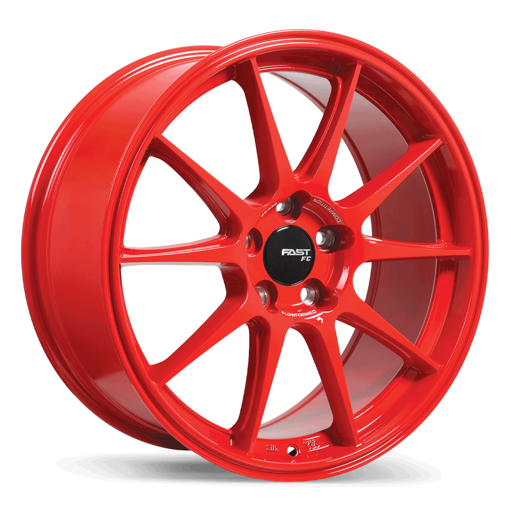 Fast Wheels FC08 Gloss Red 18x8 +40 5x120.65mm 72.6mm - Wheelwiz
