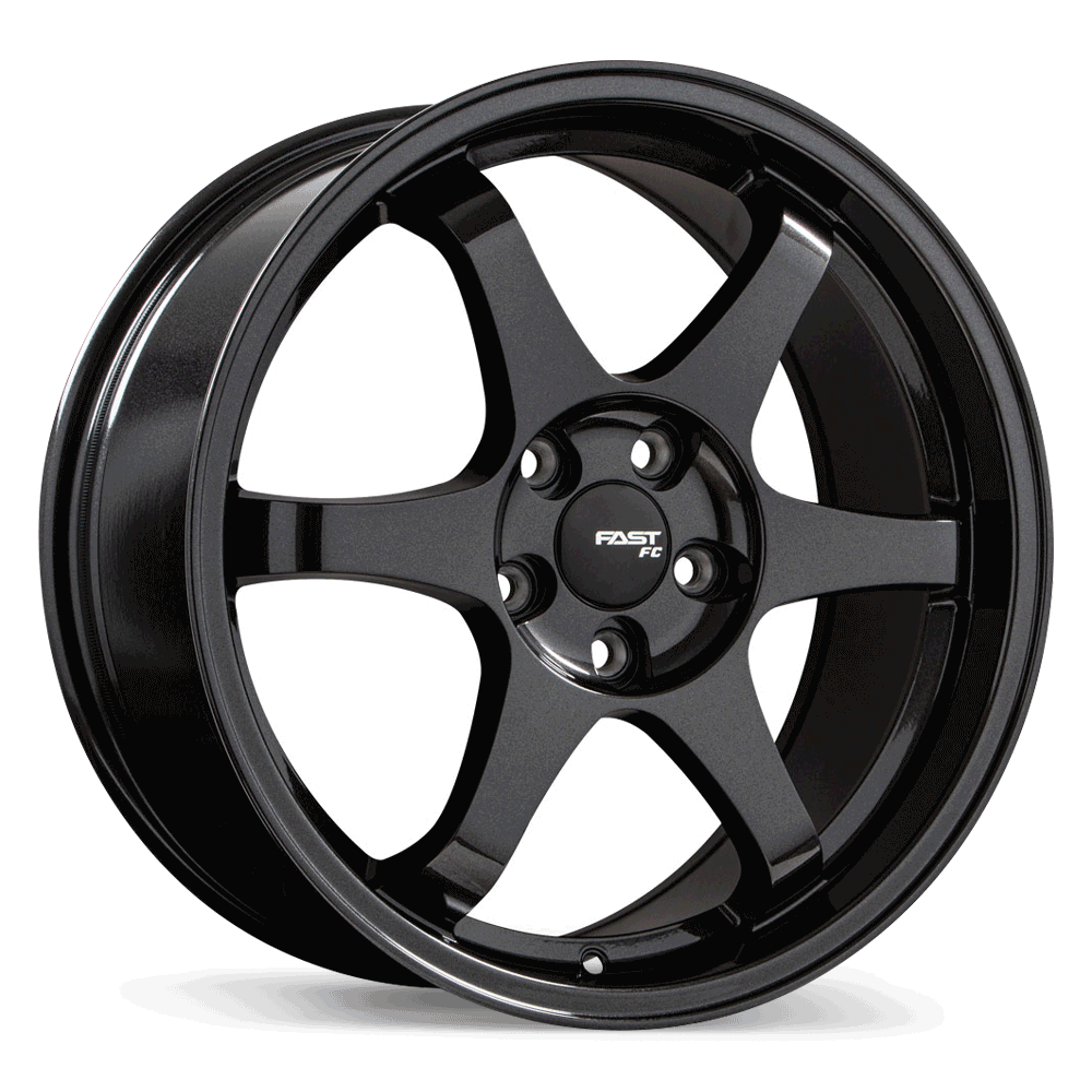 Fast Wheels FC09 Metallic Gunmetal 17x8 +40 5x120mm 72.6mm - Wheelwiz