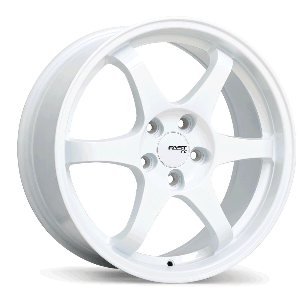 Fast Wheels FC09 Gloss White 18x8 +35 5x115mm 72.6mm - Wheelwiz