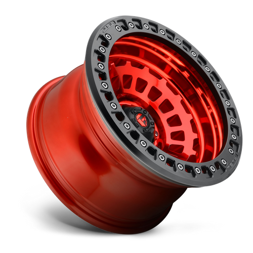 Fuel Offroad D100 ZEPHYR BEADLOCK Candy Red 17x9 -15 5x127mm 71.5mm