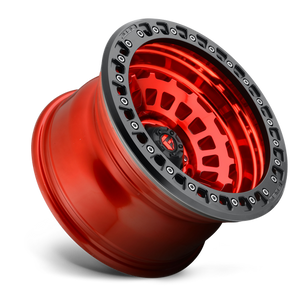 Fuel Offroad D100 ZEPHYR BEADLOCK Candy Red 17x9 -15 5x127mm 71.5mm