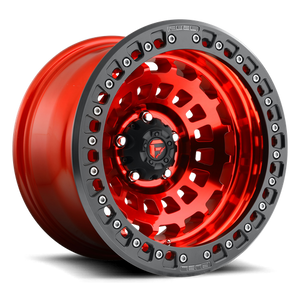 Fuel Offroad D100 ZEPHYR BEADLOCK Candy Red 17x9 -15 5x127mm 71.5mm