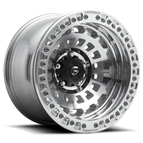 Fuel Offroad D102 ZEPHYR BEADLOCK Gloss Machined 17x9 -15 6x139.7mm 106.1mm - Wheelwiz
