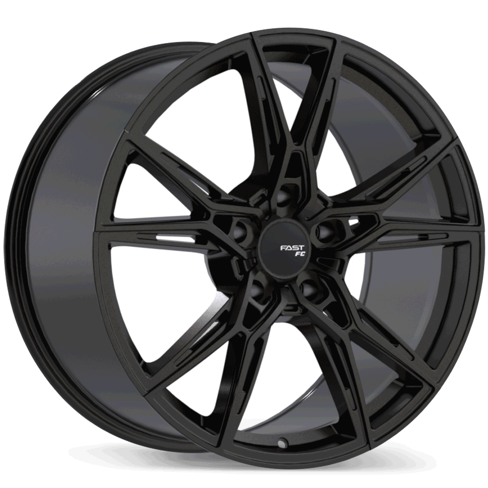 Fast Wheels FC10 Gloss Black Anthracite 20x10.5 +45 5x120mm 70.1mm - Wheelwiz