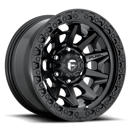 Fuel Offroad D114 COVERT BEADLOCK Matte Black 17x9 -15 6x139.7mm 106.1mm