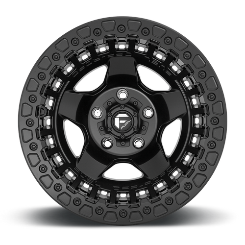Fuel Offroad D118 WARP BEADLOCK Matte Black 17x9 -15 6x139.7mm 106.1mm