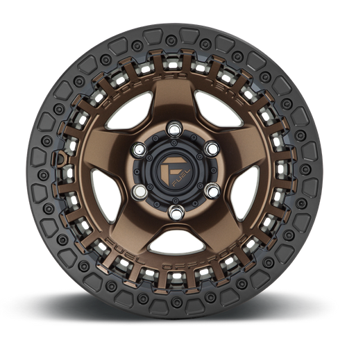 Fuel Offroad D119 WARP BEADLOCK Matte Bronze 17x9 -15 6x139.7mm 106.1mm