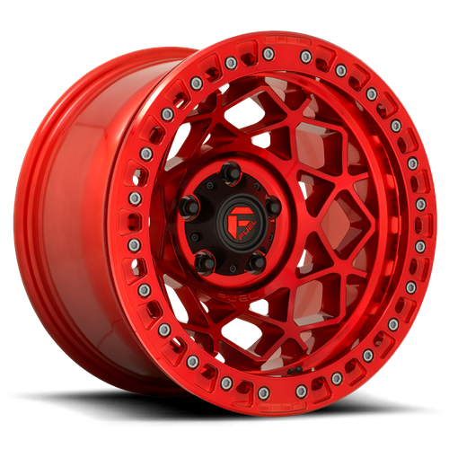 Fuel Offroad D121 UNIT BEADLOCK Candy Red 17x9 -15 6x139.7mm 106.1mm