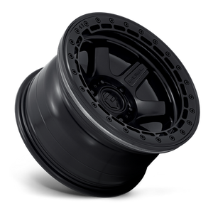 Fuel Offroad D122 BLOCK BEADLOCK Matte Black W/ M-black Ring 17x8.5 +20 5x150mm 110.1mm
