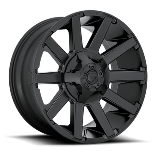 Fuel Offroad D437 CONTRA Satin Black 20x9 +20 8x165.1mm 125.1mm