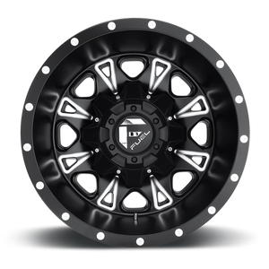 Fuel Offroad D513 THROTTLE Matte Black Milled 17x6.5 -140 8x165.1mm 125.1mm