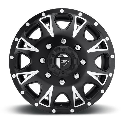Fuel Offroad D513 THROTTLE Matte Black Milled 17x6.5 +129 8x165.1mm 125.1mm - Wheelwiz