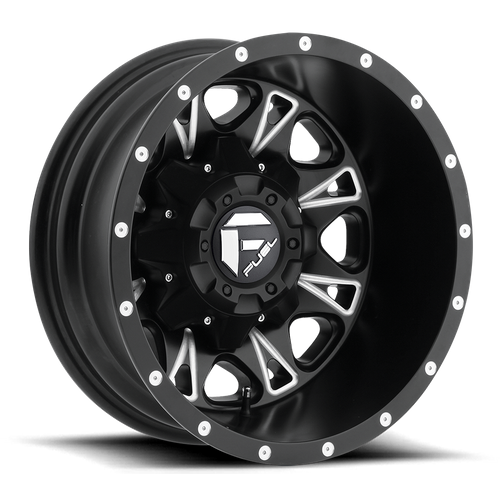 Fuel Offroad D513 THROTTLE Matte Black Milled 17x6.5 -140 8x165.1mm 125.1mm