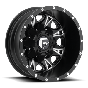 Fuel Offroad D513 THROTTLE Matte Black Milled 17x6.5 -140 8x210mm 154.3mm