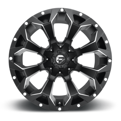 Fuel Offroad D546 ASSAULT Matte Black Milled 20x10 -18 5x114.3|5x127mm 78.1mm