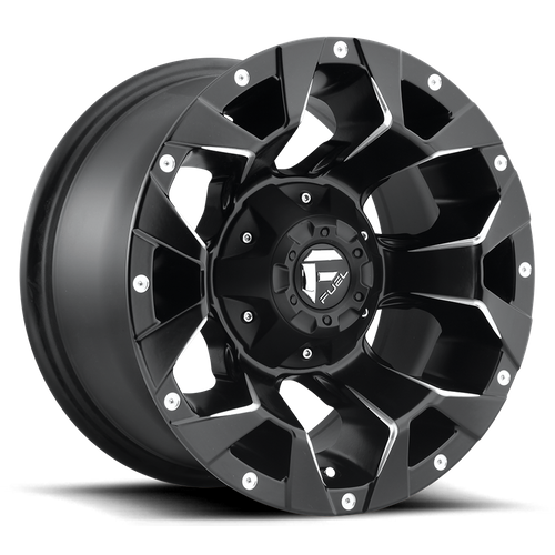 Fuel Offroad D546 ASSAULT Matte Black Milled 15x8 -16 5x139.7mm 108mm
