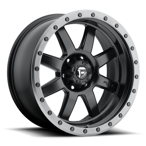 Fuel Offroad D551 TROPHY Matte Black Gun Metal Ring 17x8.5 -6 5x139.7mm 108mm