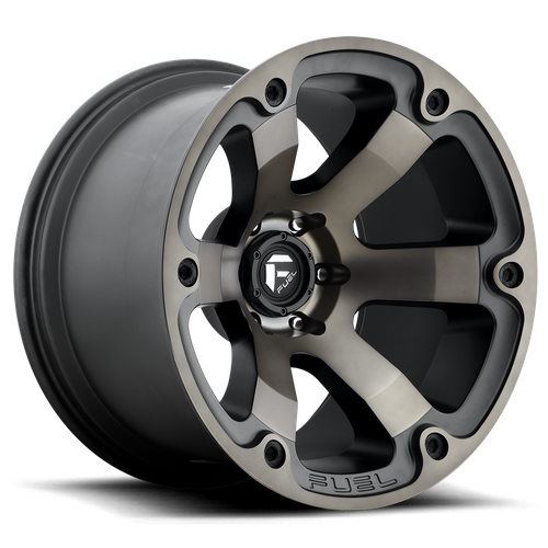 Fuel Offroad D564 BEAST Matte Black Double Dark Tint 20x9 +1 6x139.7mm 108mm