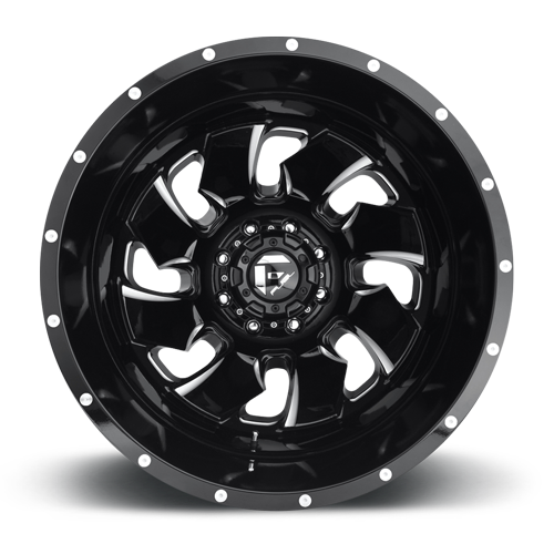 Fuel Offroad D574 CLEAVER Gloss Black Milled 20x8.25 -202 8x200mm 142mm