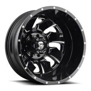 Fuel Offroad D574 CLEAVER Gloss Black Milled 20x8.25 -202 8x170mm 125.1mm