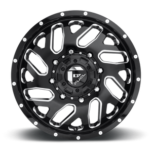 Fuel Offroad D581 TRITON Gloss Black Milled 22x8.25 +105 8x200mm 142mm