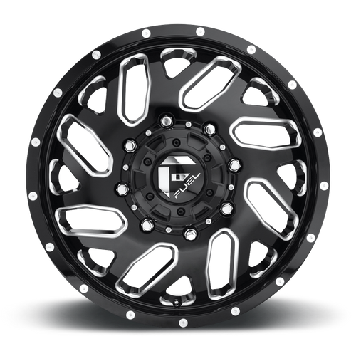 Fuel Offroad D581 TRITON Gloss Black Milled 20x8.25 +105 8x165.1mm 121.5mm