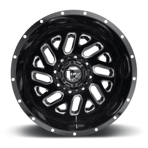 Fuel Offroad D581 TRITON Gloss Black Milled 22x8.25 -214 8x165.1mm 121.5mm