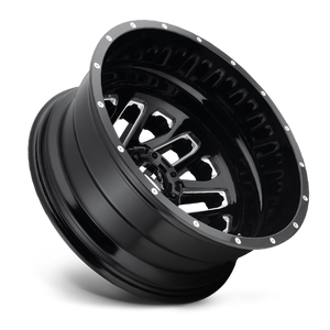 Fuel Offroad D581 TRITON Gloss Black Milled 20x8.25 -240 8x165.1mm 121.5mm