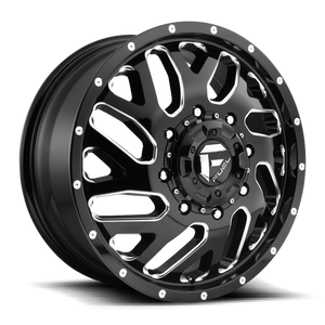 Fuel Offroad D581 TRITON Gloss Black Milled 20x8.25 +105 8x165.1mm 121.5mm