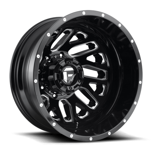 Fuel Offroad D581 TRITON Gloss Black Milled 20x8.25 -221 8x210mm 154.3mm