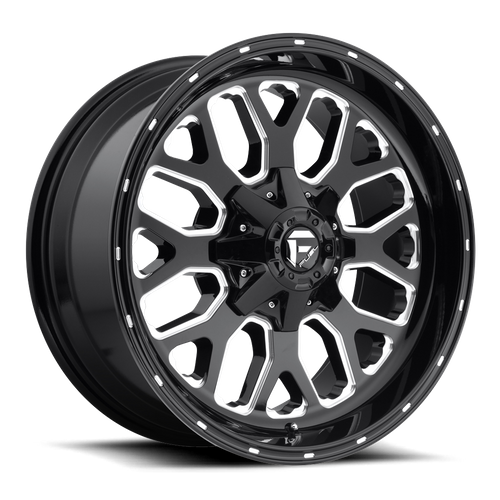 Fuel Offroad D588 TITAN Gloss Black Milled 20x10 -18 8x165.1mm 125.1mm