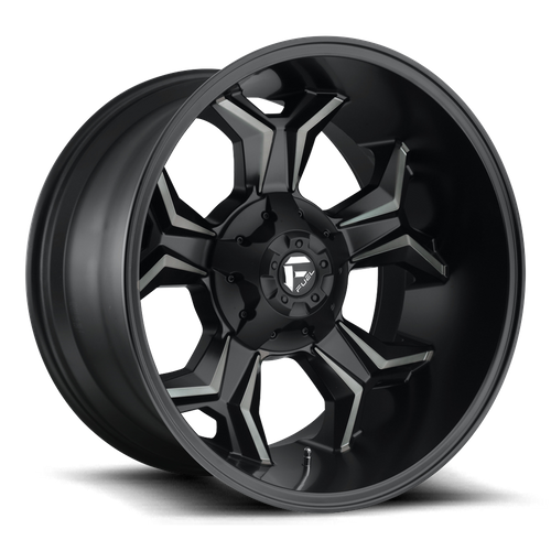 Fuel Offroad D605 AVENGER Matte Black Double Dark Tint 20x12 -44 6x135|6x139.7mm 106.1mm - Wheelwiz
