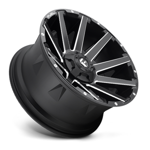 Fuel Offroad D616 CONTRA Matte Black Milled 20x10 -18 6x135|6x139.7mm 106.1mm